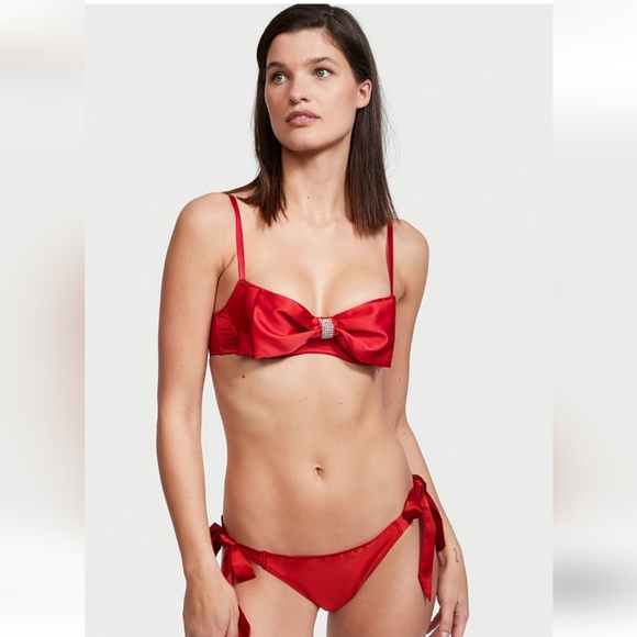 Dream Angels Wicked Unlined Bow Balconette Bra - Picture 1 of 5